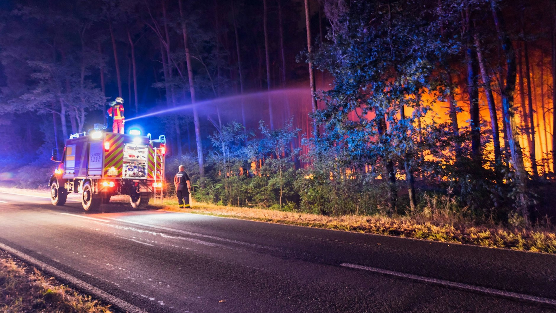 Der bundesweit größte Waldbrand seit Jahrzehnten wütete ab dem 23. August 2018 bei Treuenbrietzen.