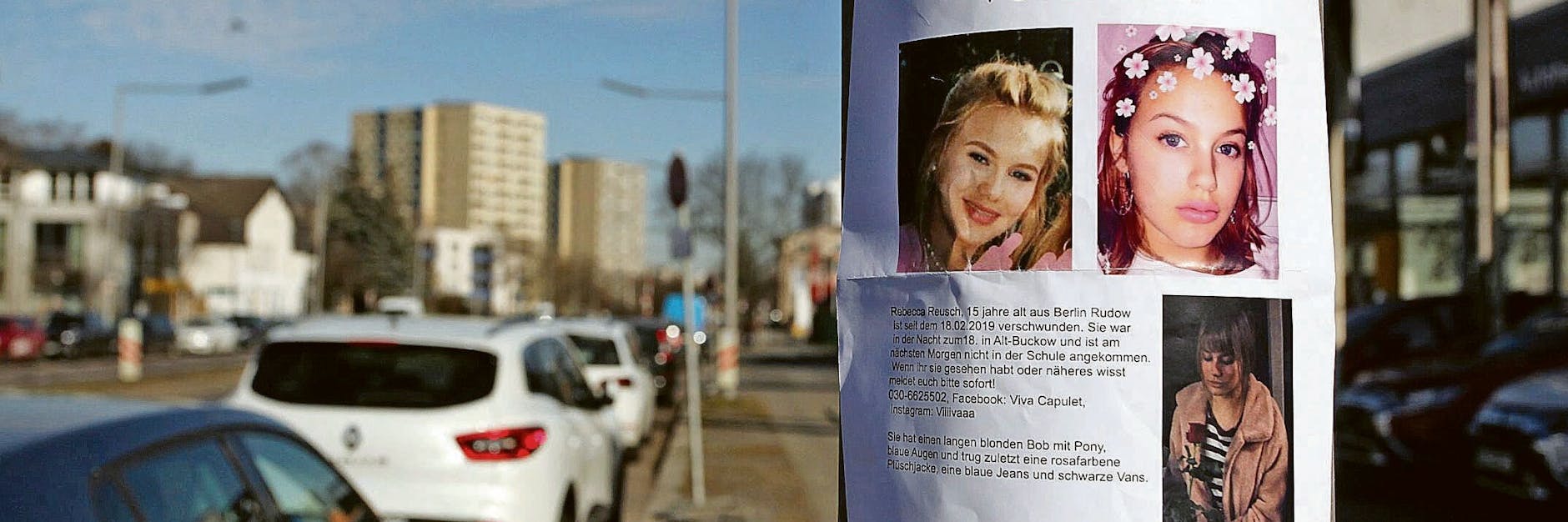 Rebecca wird seit dem 18. Februar 2019 vermisst<br>