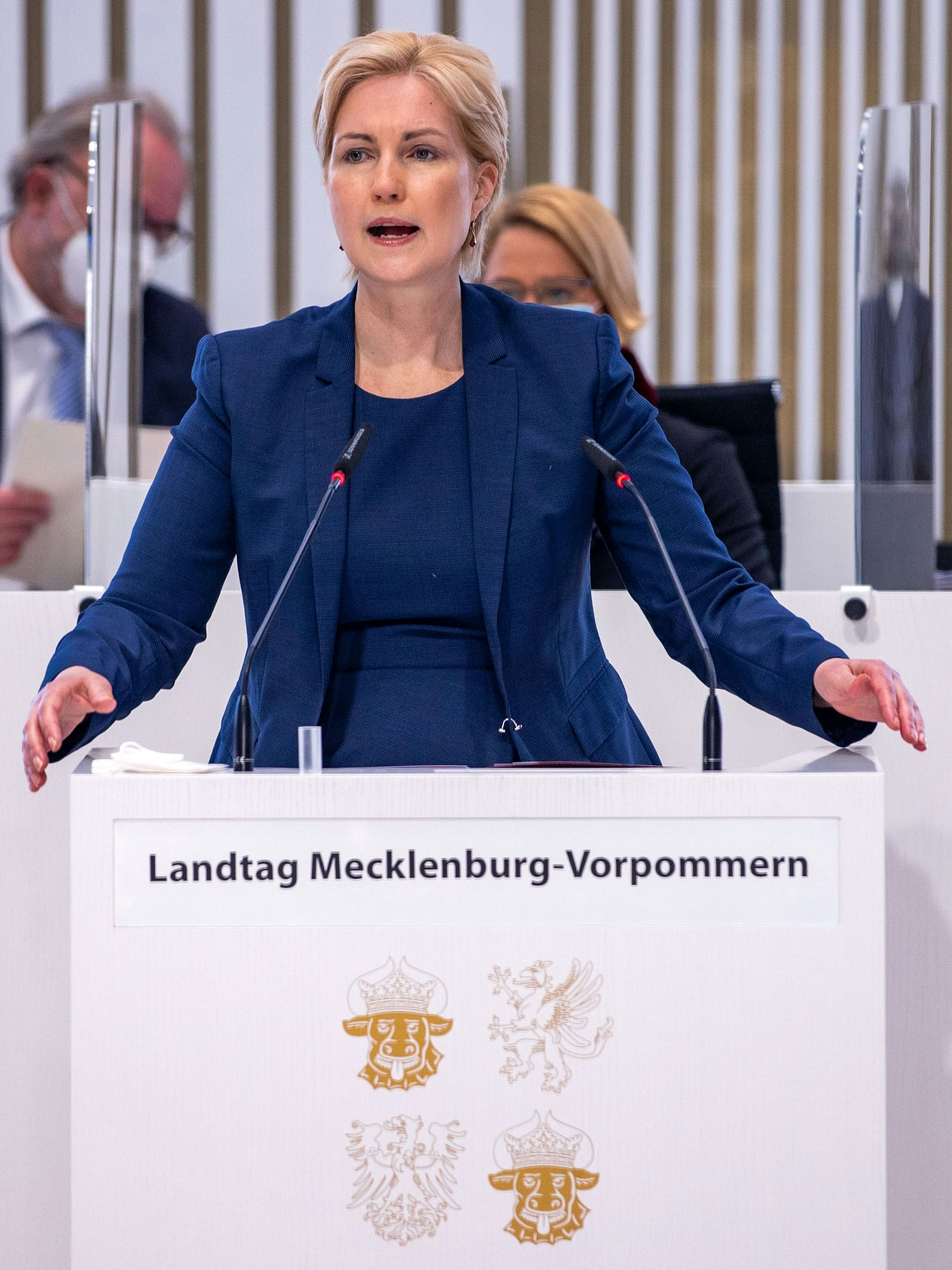 Warum hat Aldi schneller Tests parat als Schulen und Kitas, fragt Manuela Schwesig (SPD), Ministerpräsidentin von Mecklenburg-Vorpommern, den Bund.