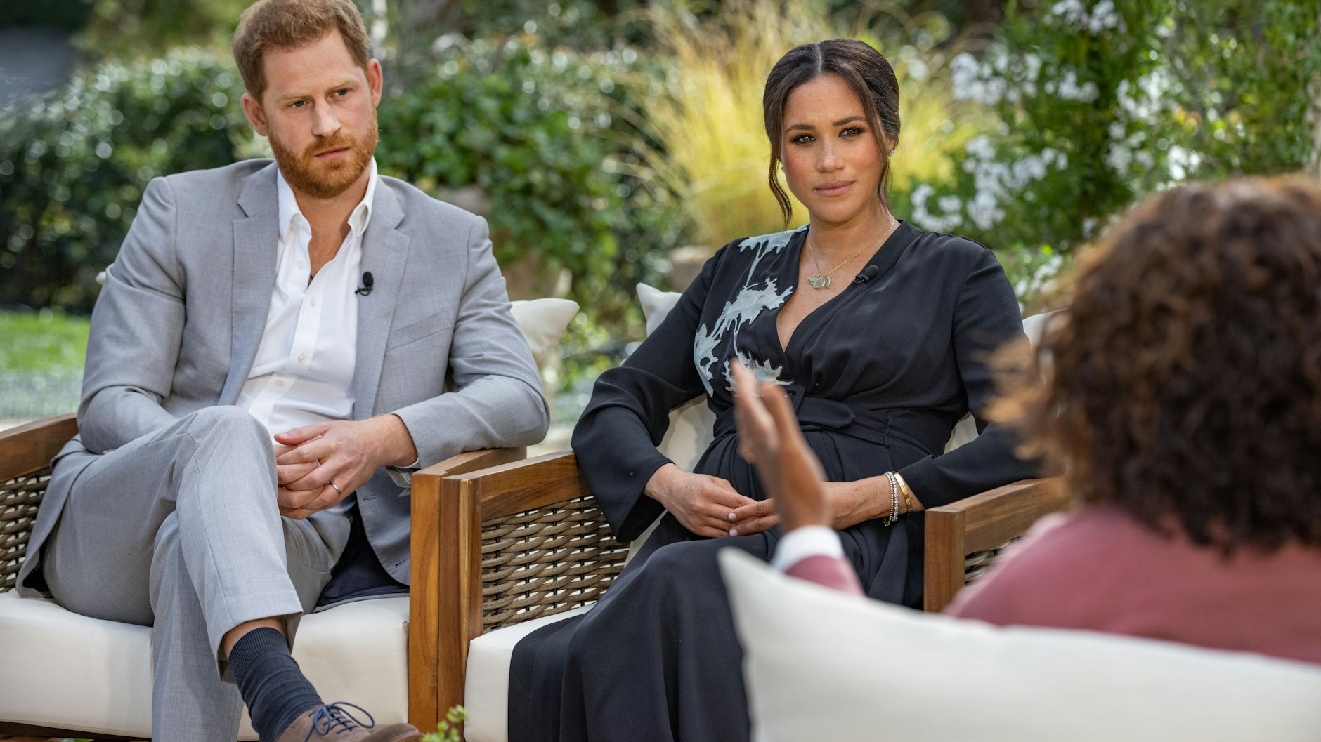Oprah Winfrey im Interview mit Harry und Meghan.