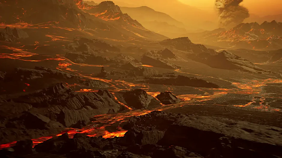 So stellen sich Künstler die Oberfläche des neu entdeckten Planeten Gliese 486b vor.