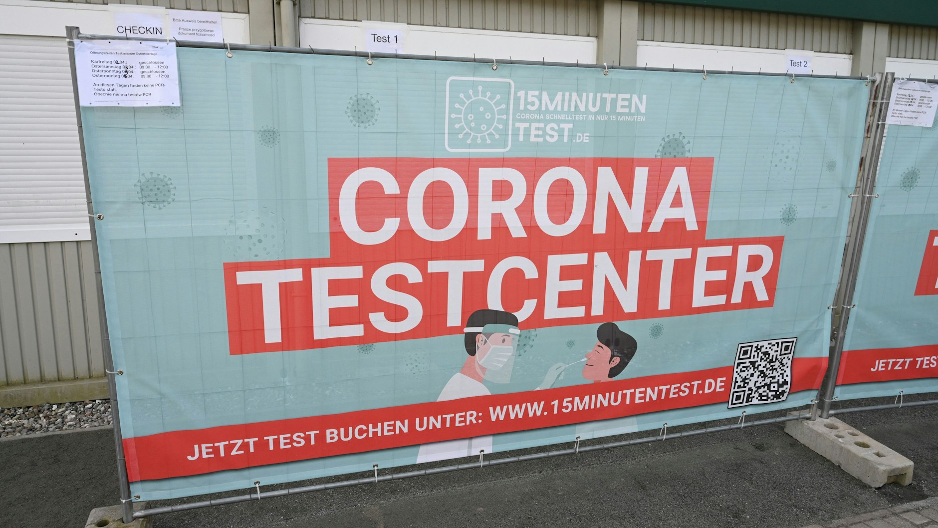 Ein Testcenter in Ahlbeck auf Usedom. In den letzten Wochen ist sehr viel auf das Coronavirus getestet worden.