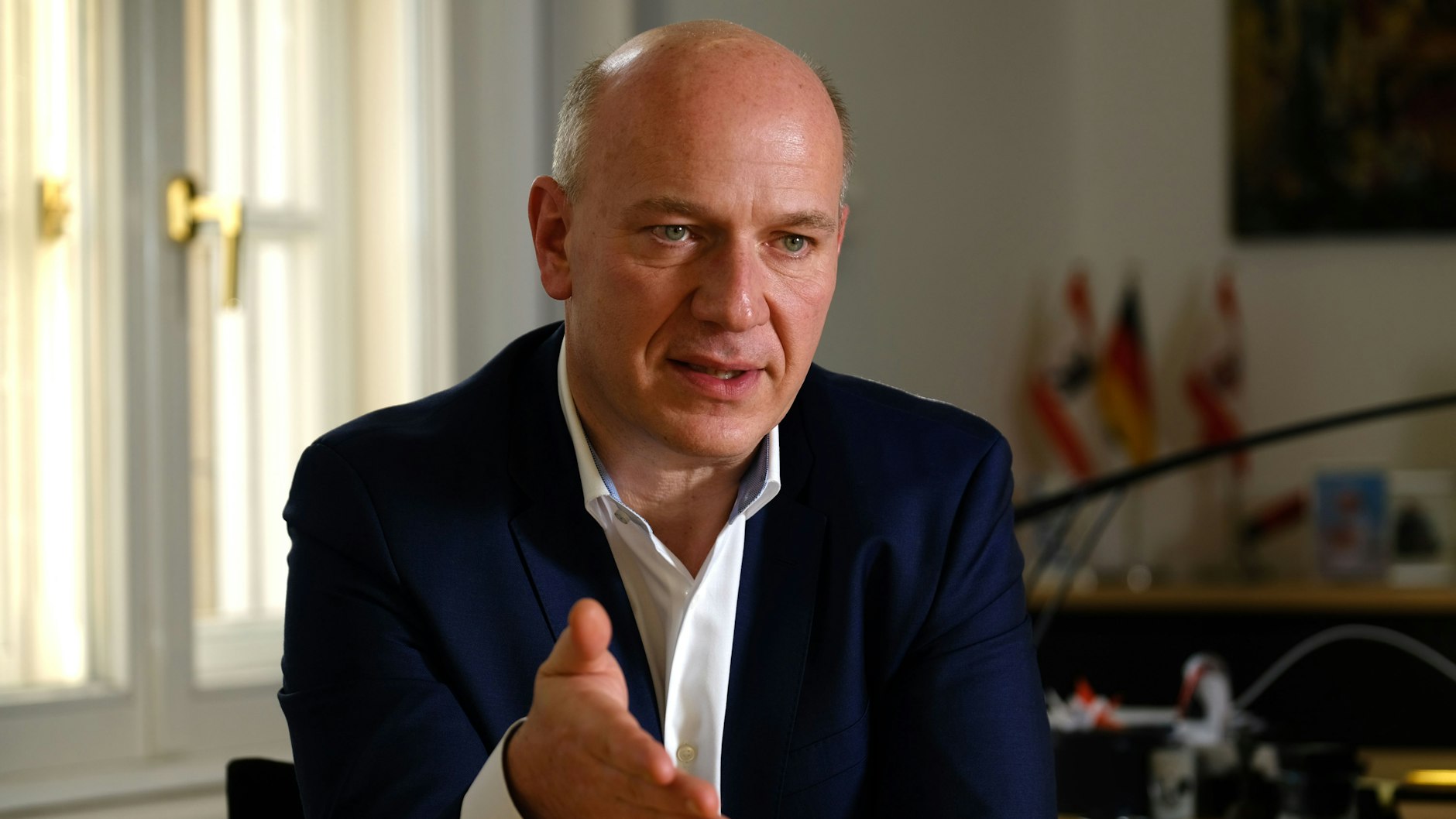 Der Berliner CDU-Chef spricht sich für CSU-Chef Söder als Kanzlerkandidat aus.<br><br>