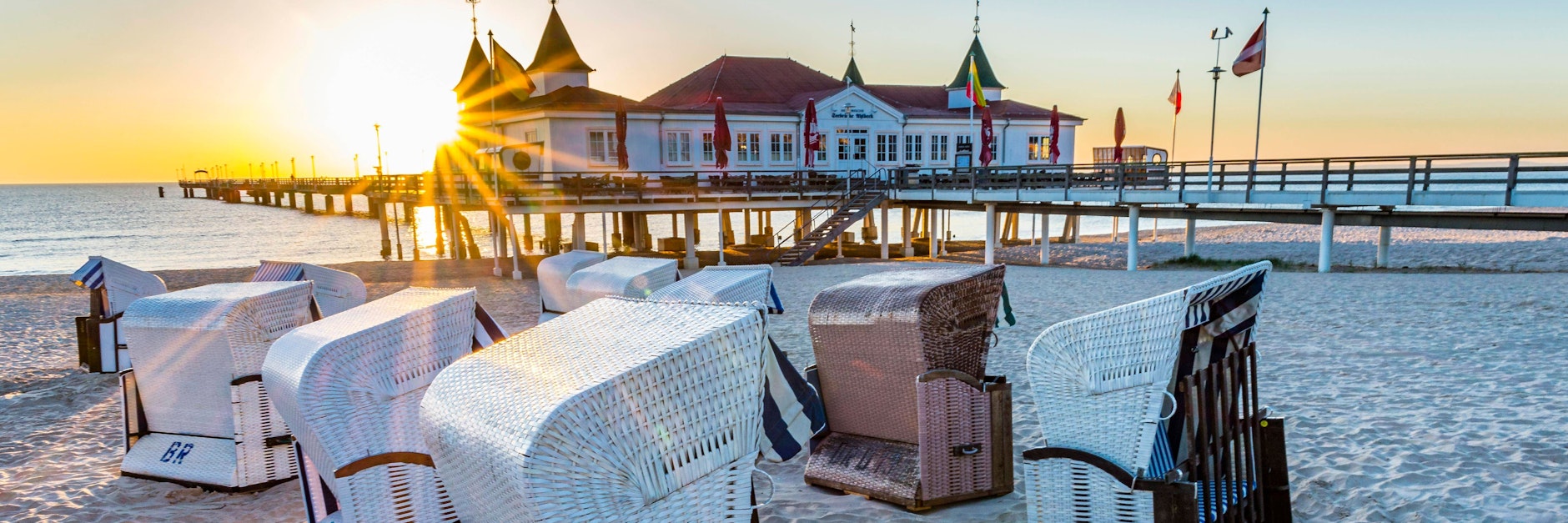 Eine von Usedoms Attraktionen: die Seebrücke in Ahlbeck