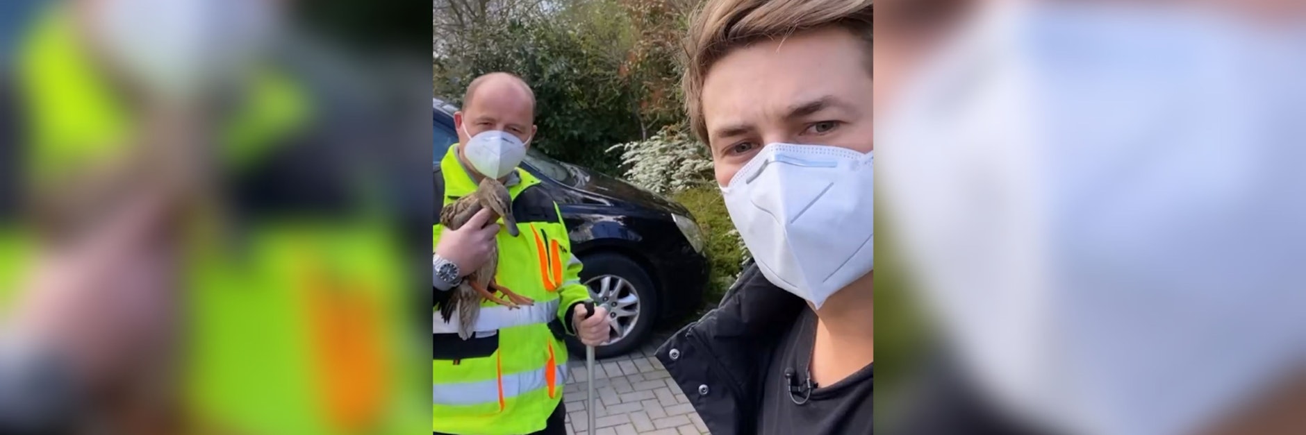 Nicolas Puschmann fand auf dem Trainingsgelände eine verletzte Ente und alarmierte den Tierschutz.&nbsp;