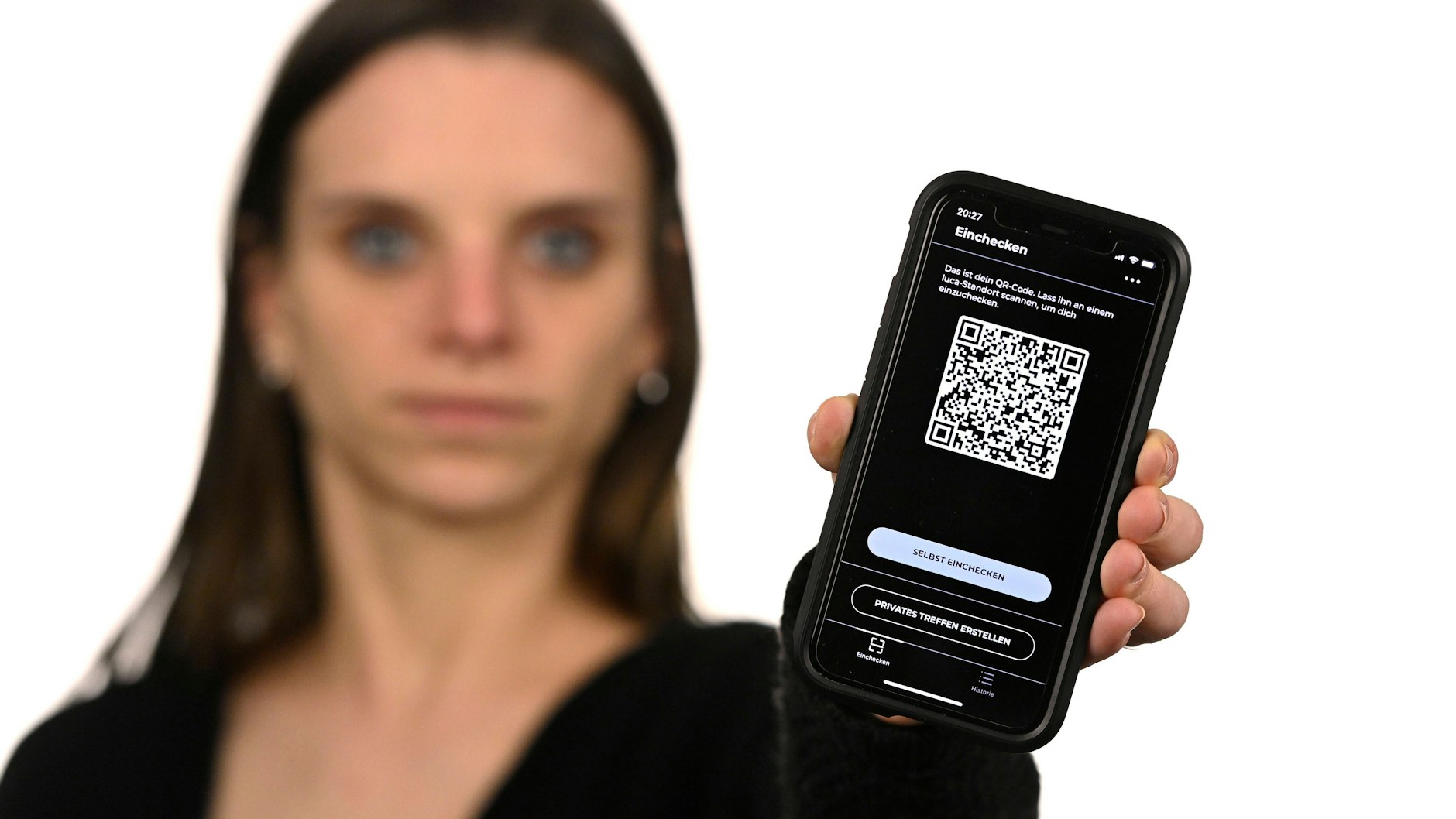 QR-Code der Luca-App: Der Senat verlässt sich auf Nachbesserungen der Hersteller.