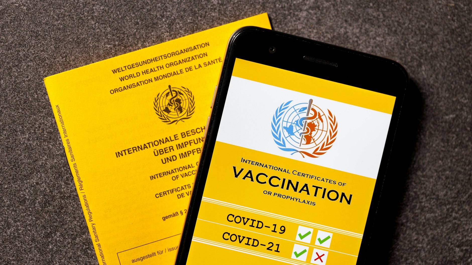 Die Bundesregierung plant einen digitalen Impfpass für Smartphones (Symbolbild).