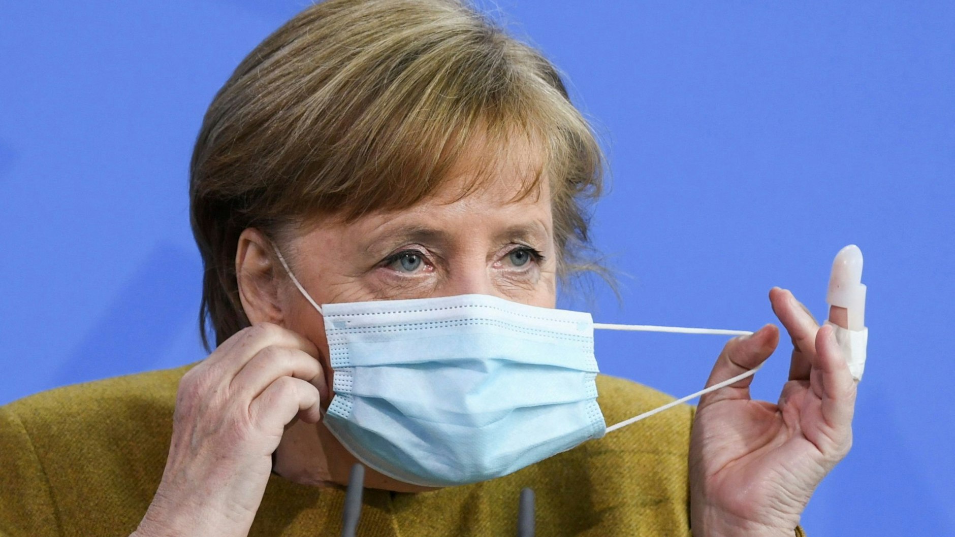 Kanzlerin Angela Merkel (CDU) ist am Freitag mit Astrazeneca geimpft worden.&nbsp; &nbsp;