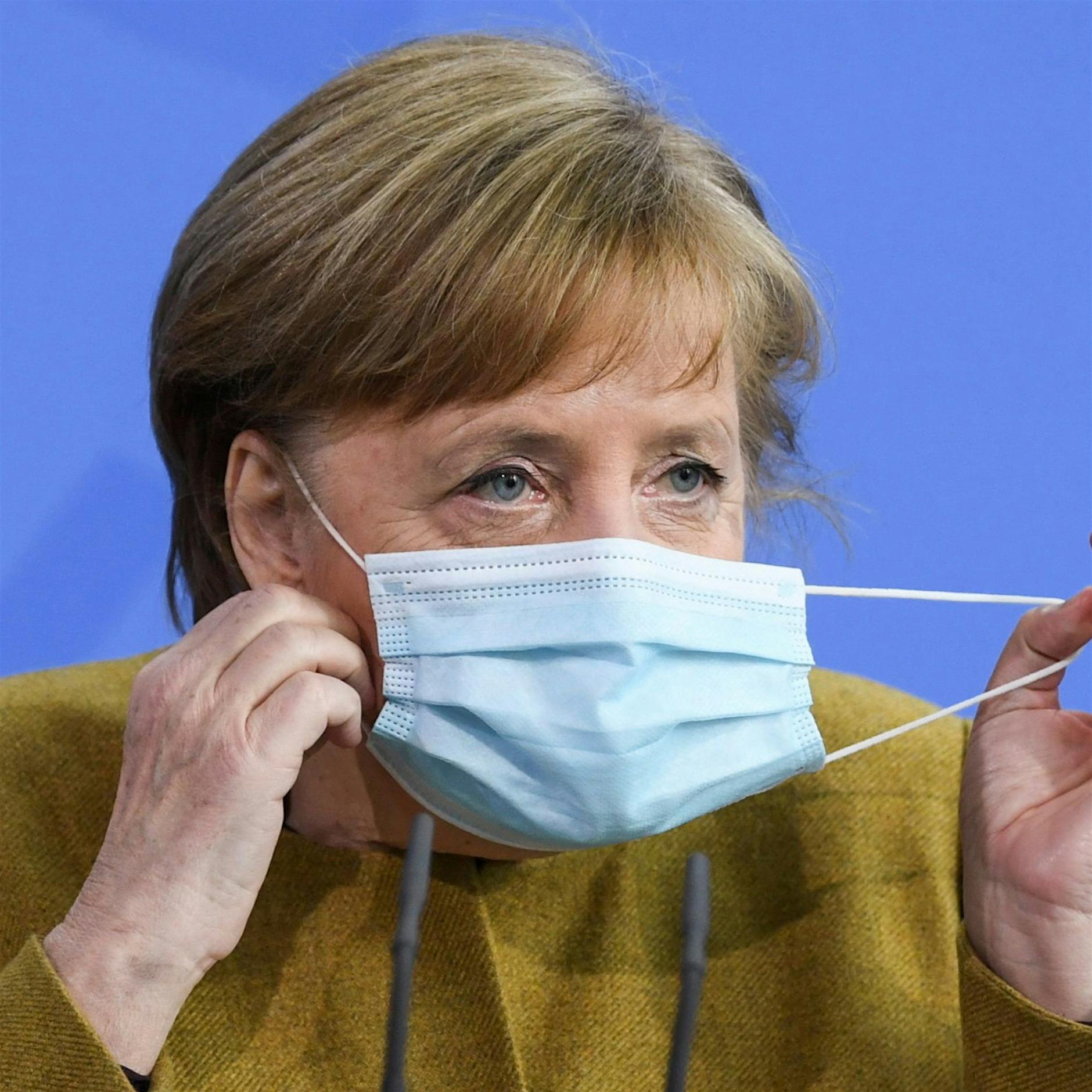 Bundeskanzlerin Angela Merkel mit Astrazeneca geimpft