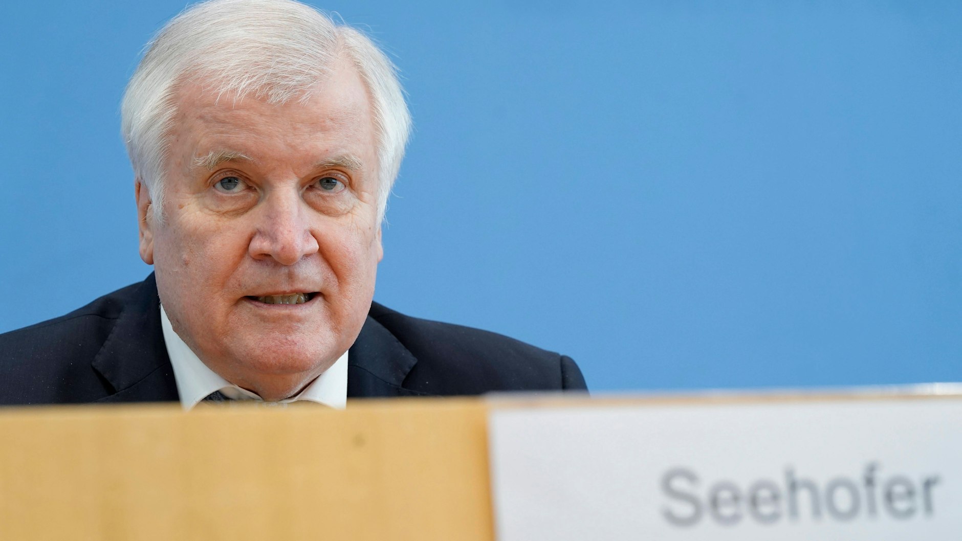 Bundesinnenminister Horst Seehofer stellte am Donnerstag in der Bundespressekonferenz die Kriminalstatistik vor.