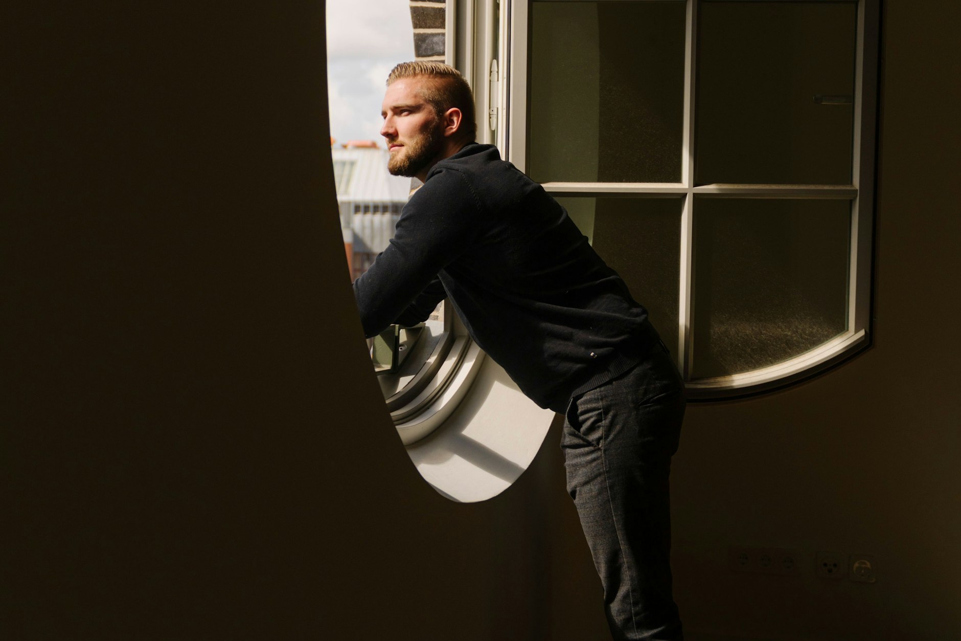 Der Berliner Investor Julien Palatini in einem seiner Objekte.