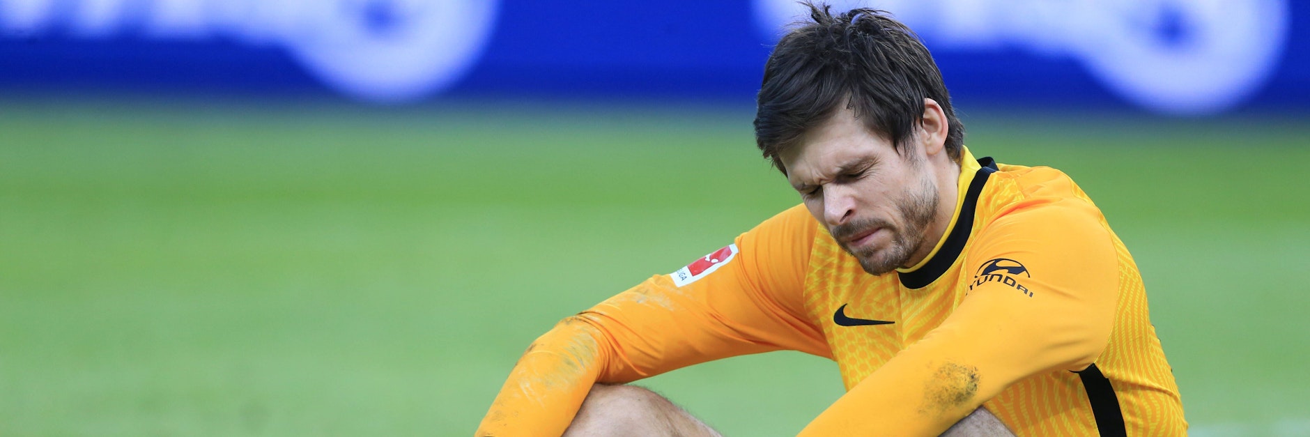 Hertha-Torhüter Rune Jarstein erkrankte schwer an Corona, musste sich sogar im Krankenhaus behandeln lassen und wird wohl diese Saison nicht mehr auf dem Platz stehen.