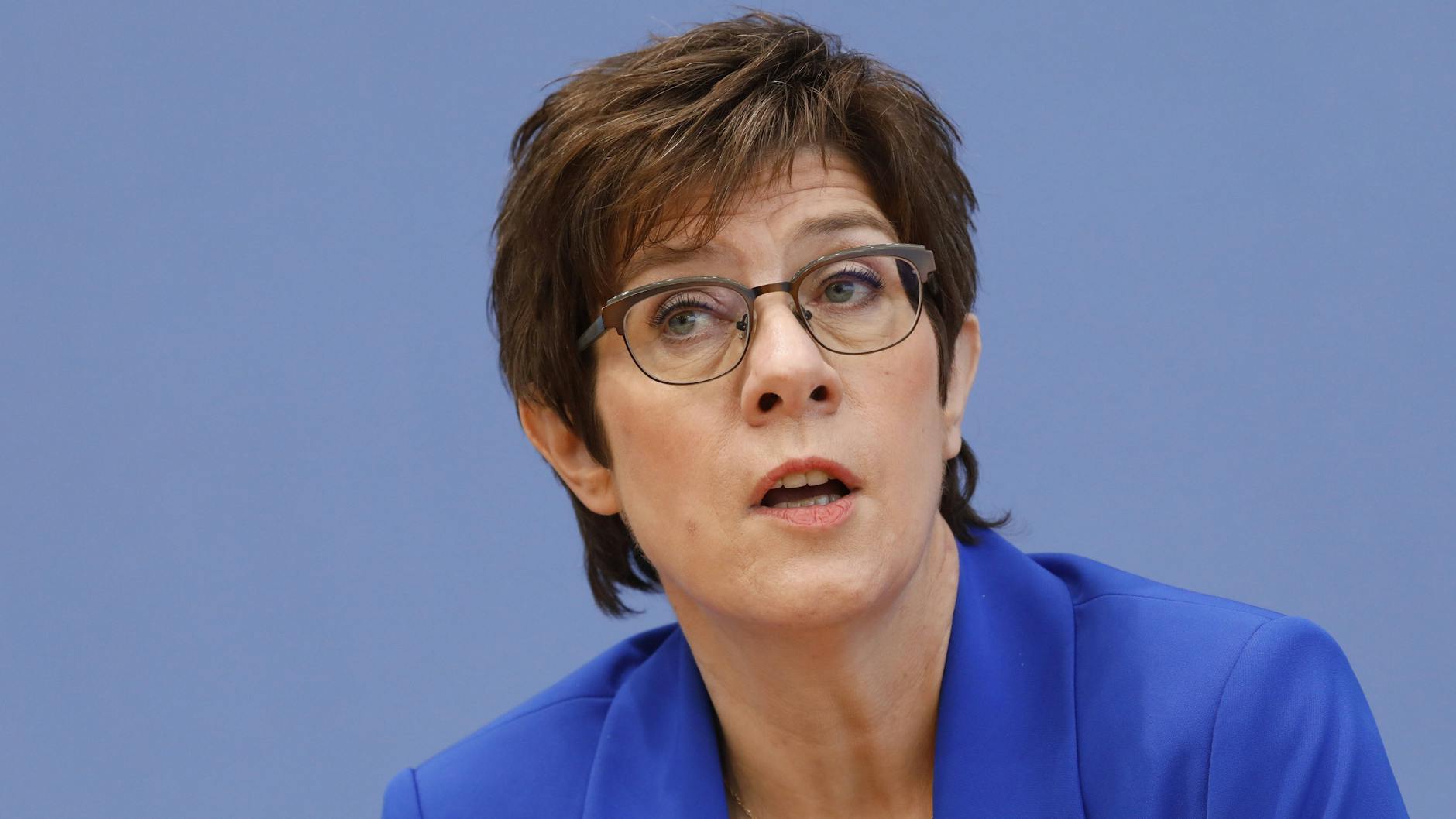 Bundesministerin der Verteidigung Annegret Kramp-Karrenbauer (CDU).