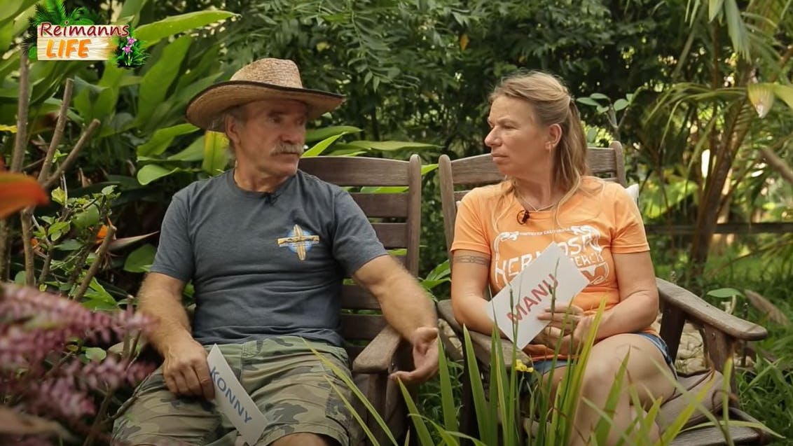Konny und Manu Reimann bei einer ihrer „Sabbelstunden“.