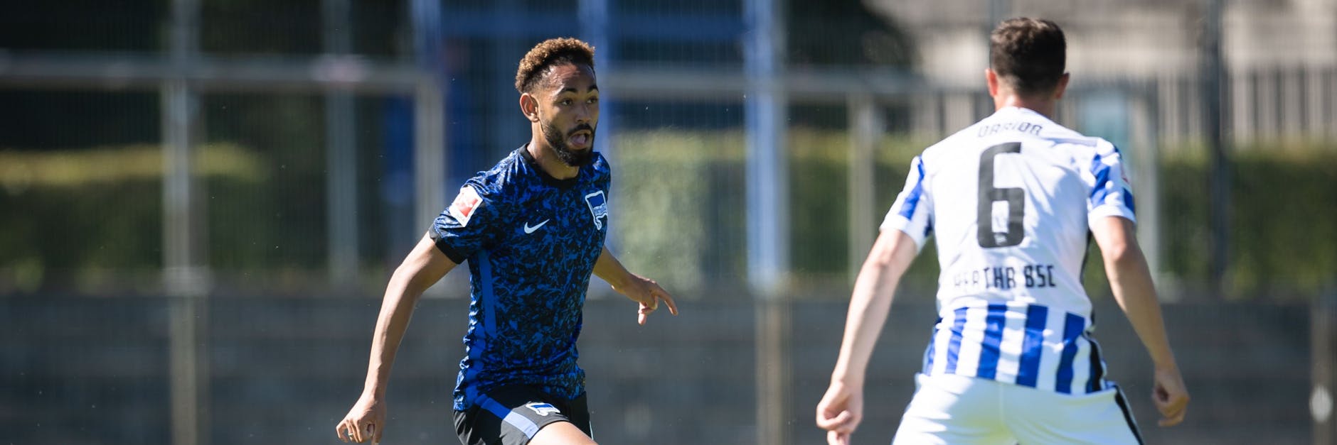 Könnten wie beim internen Test im Sommer nach dem Restart in verschiedenen Hertha-Teams spielen: Matheus Cunha und Vladimir Darida.
