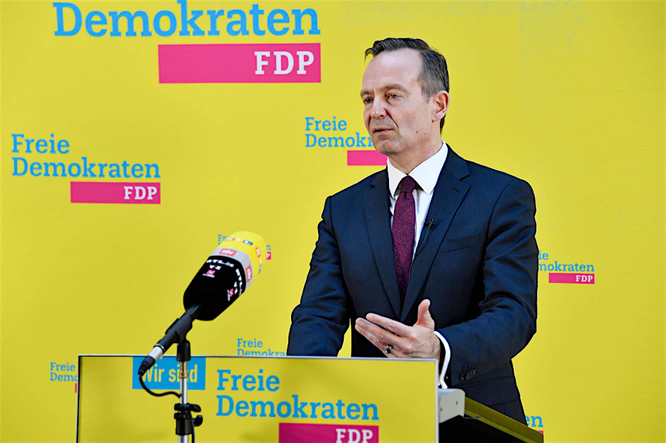 FDP-Generalsekretär Volker Wissing nennt die Bedingungen seiner Partei für den Verzicht auf die Verfassungsklage.