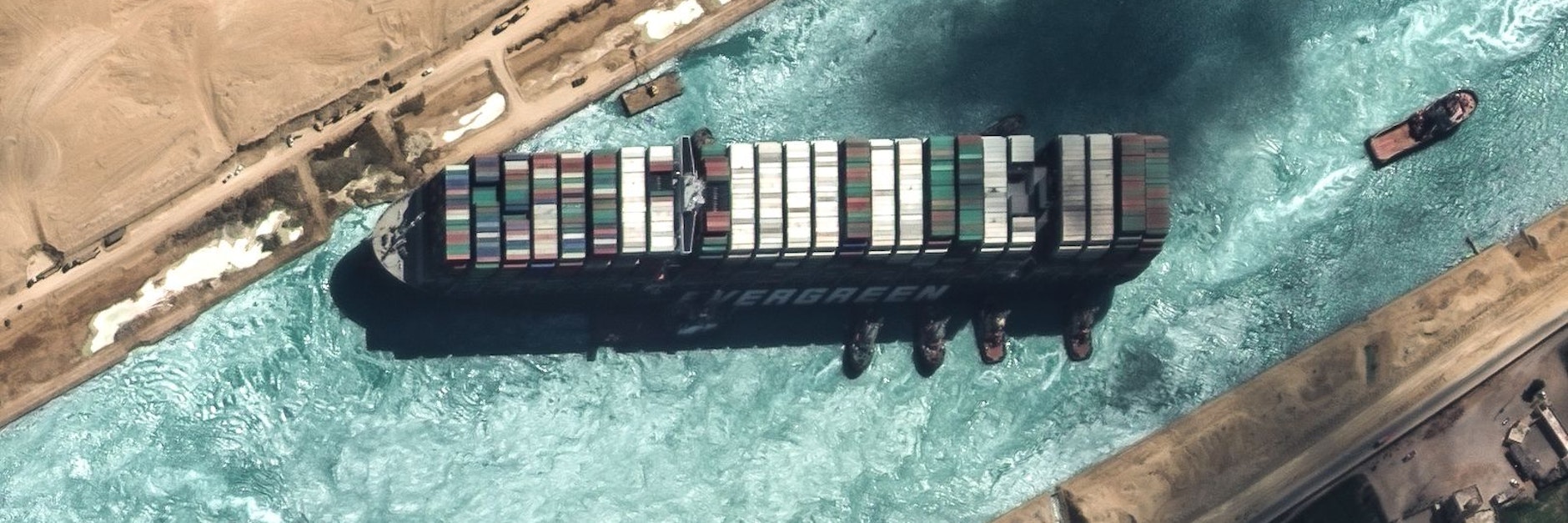 Das auf Grund gelaufene Containerschiff „Ever Given“ hatte den Suezkanal tagelang blockiert.&nbsp;&nbsp;