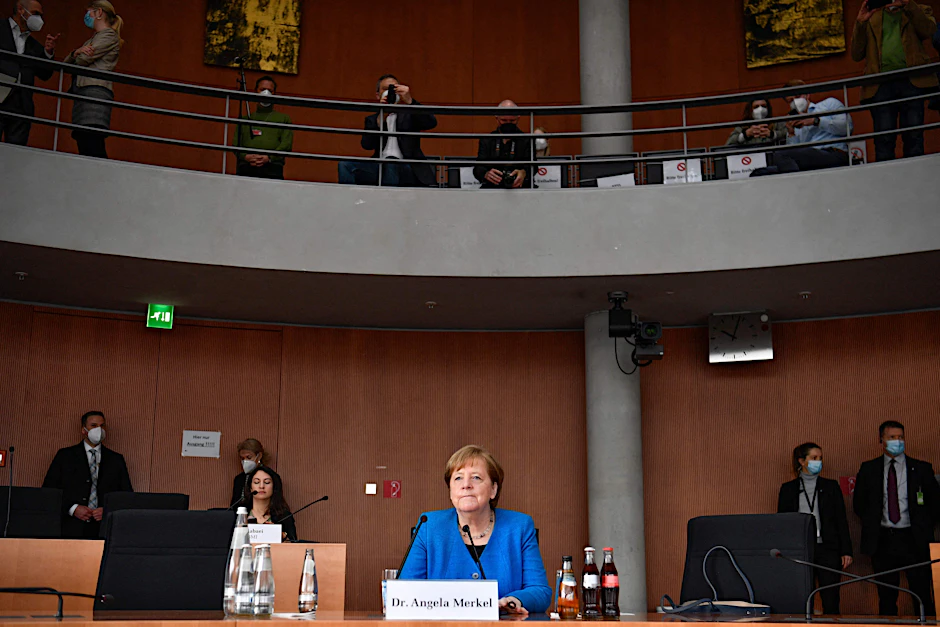 Bundeskanzlerin Angela Merkel vor dem Wirecard-Ausschuss