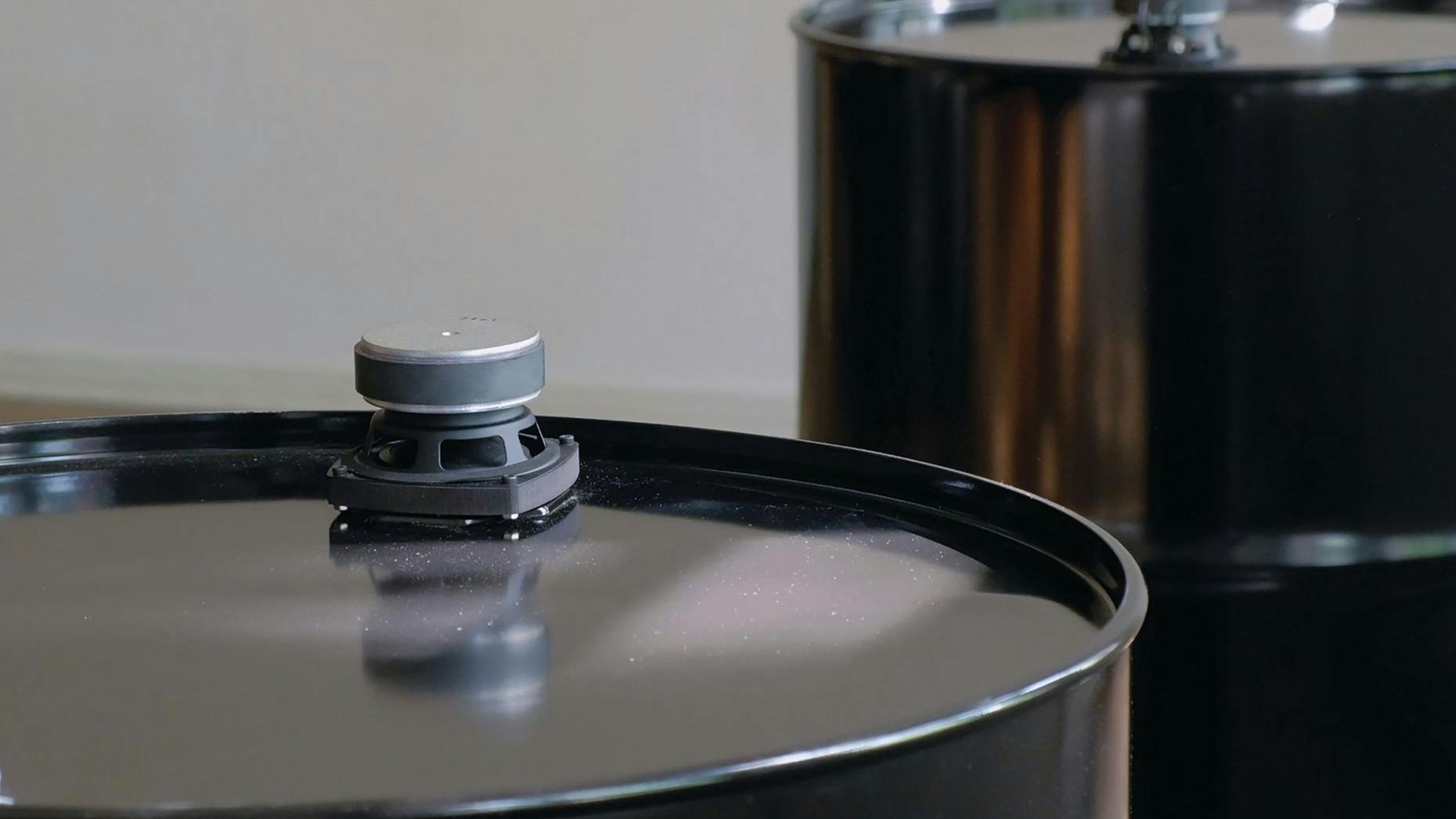 Sound-Membran in Susan Philipsz „Slow Fresh Fount“, 2021<br>