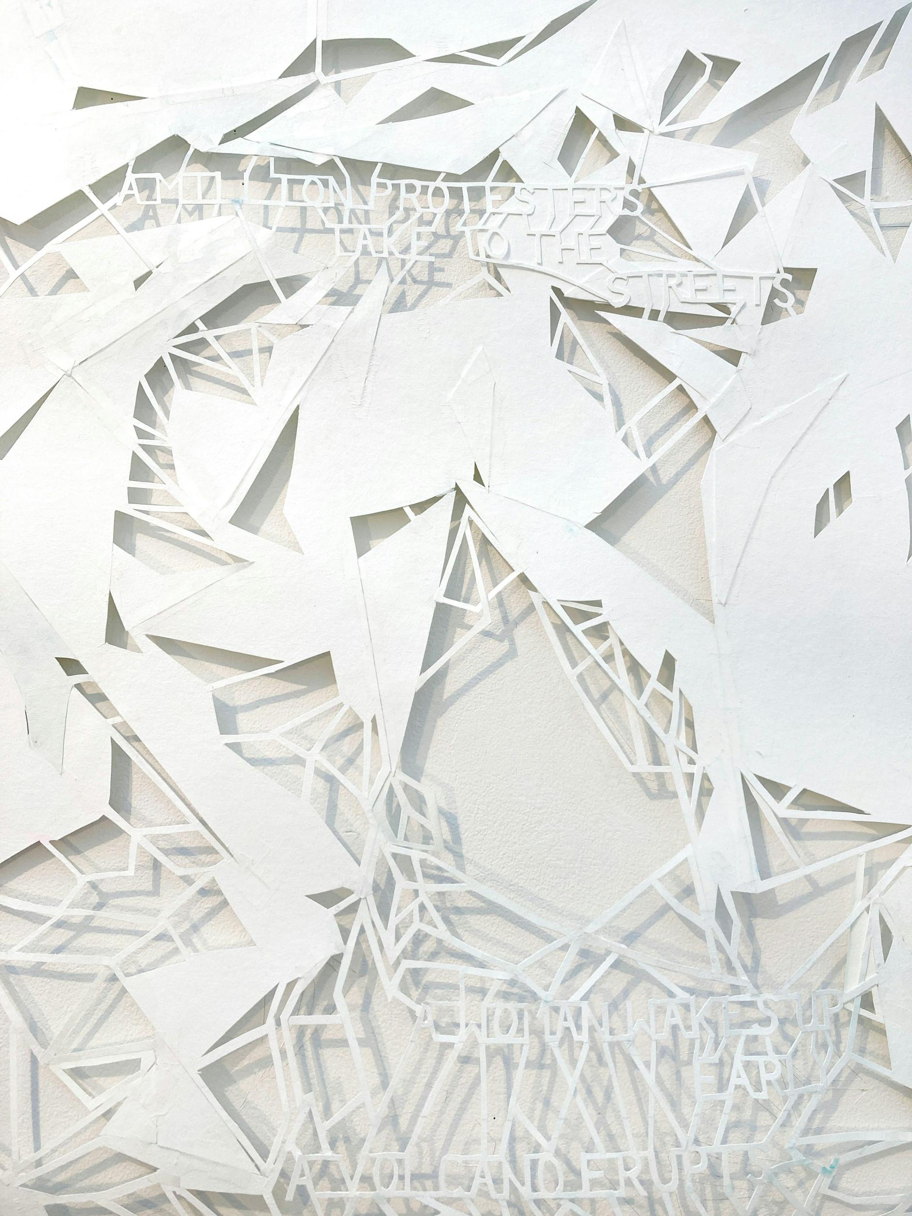 Annabel Daou, „a million protesters take to the streets (january)“