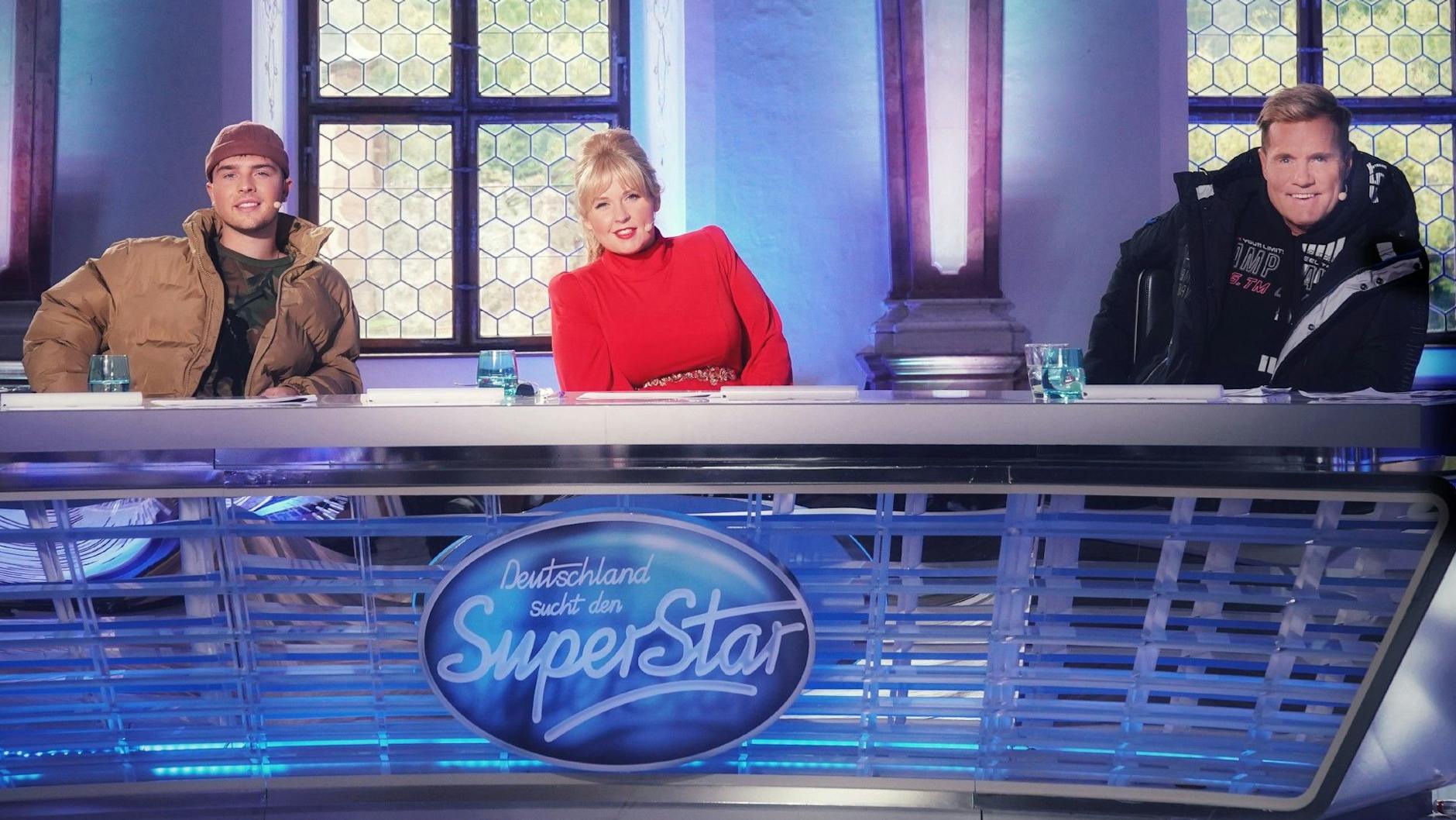 Die DSDS-Jury der letzten Staffel: Mike Singer, Maite Kelly und Dieter Bohlen.