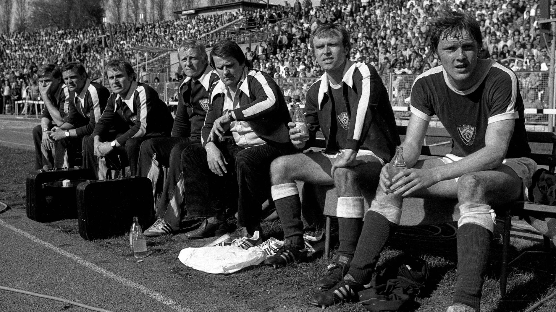 Ralf Sträßer (r.) spielte auch für den BFC Dynamo, hier ein Bild aus der DDR Oberliga 1979/1980.