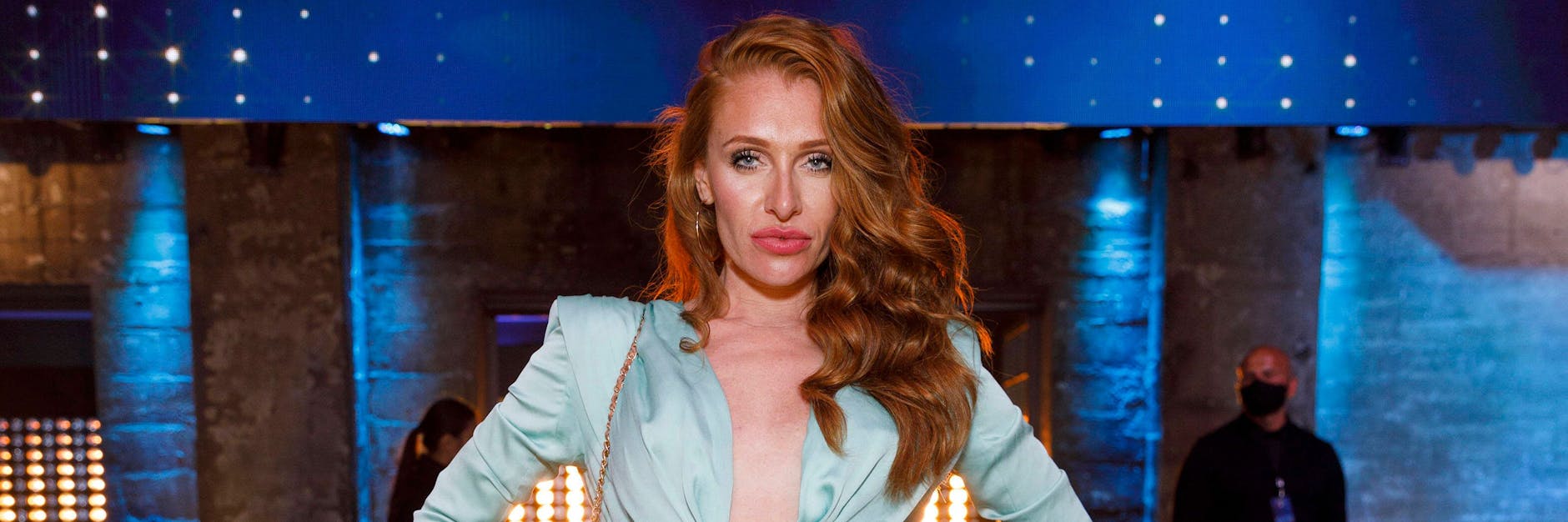 Georgina Fleur als Gast beim Promi-Boxen