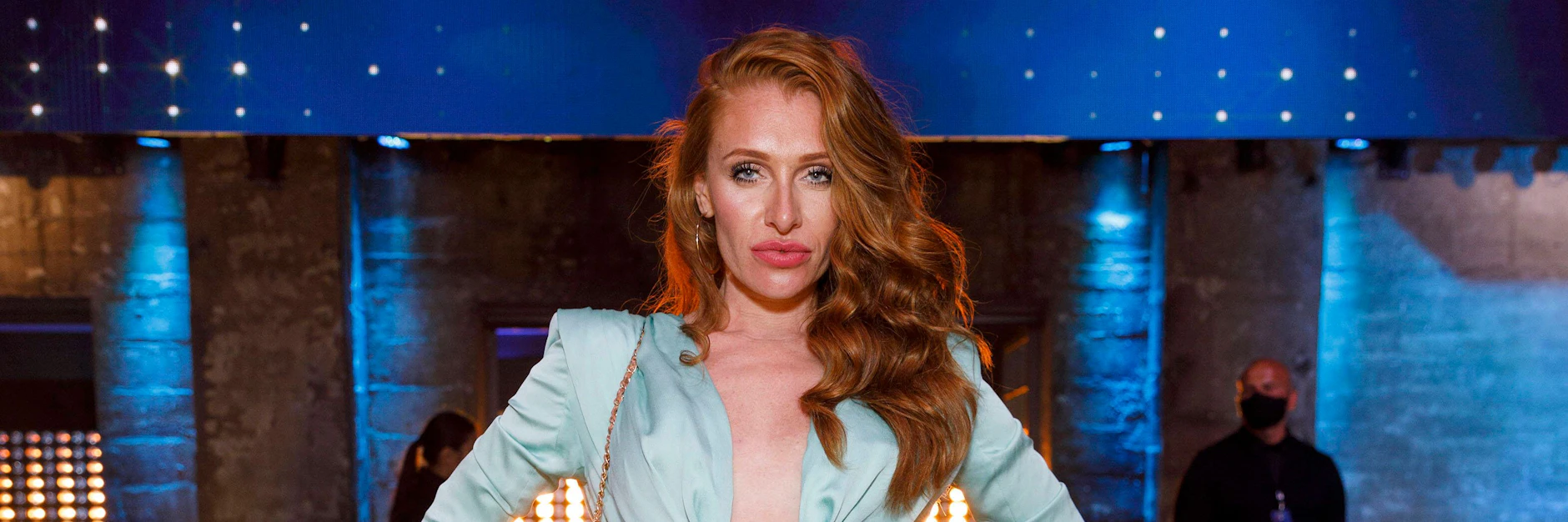 Georgina Fleur als Gast beim Promi-Boxen