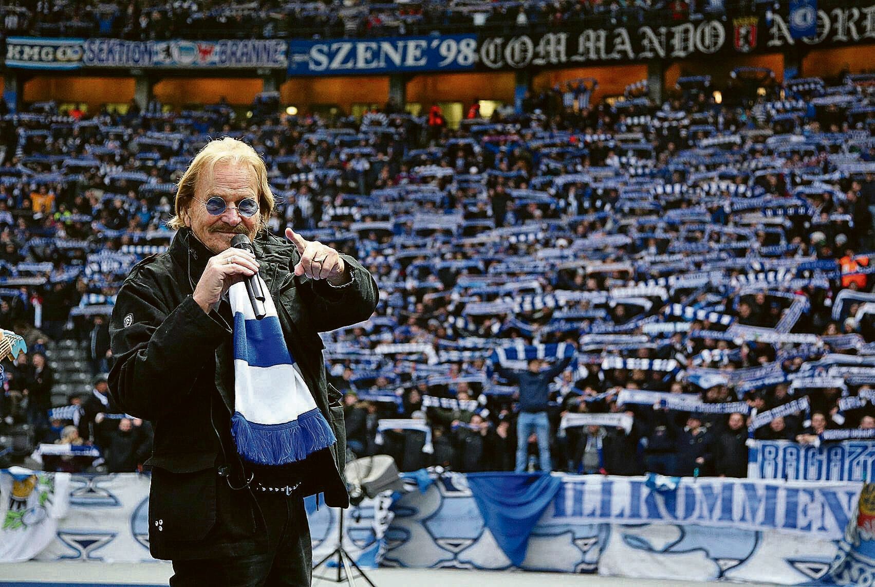 Image - Frank Zander bastelt an einer originellen Idee, um die Hertha zu unterstützen