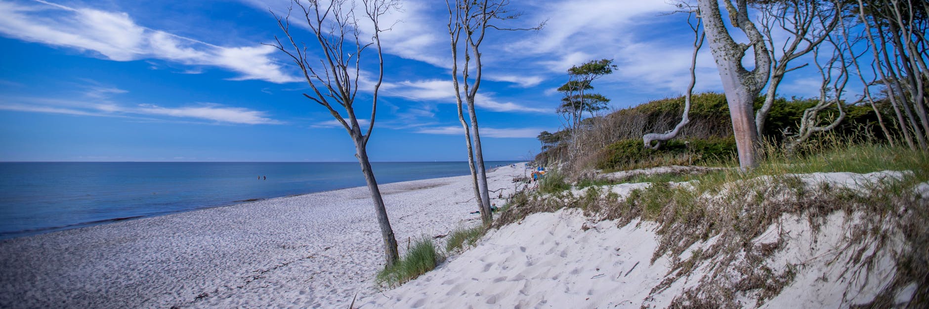 Sehnsuchtsort Darßer Weststrand. Wann endlich wieder Touristen an die Ostsee können, ist weiter offen. 