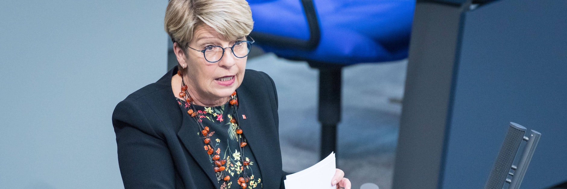 SPD-Abgeordnete Gabriele Katzmarek während einer Sitzung des deutschen Bundestags. Auch ihr Name steht auf der „Todesliste“, die im Internet kursiert.