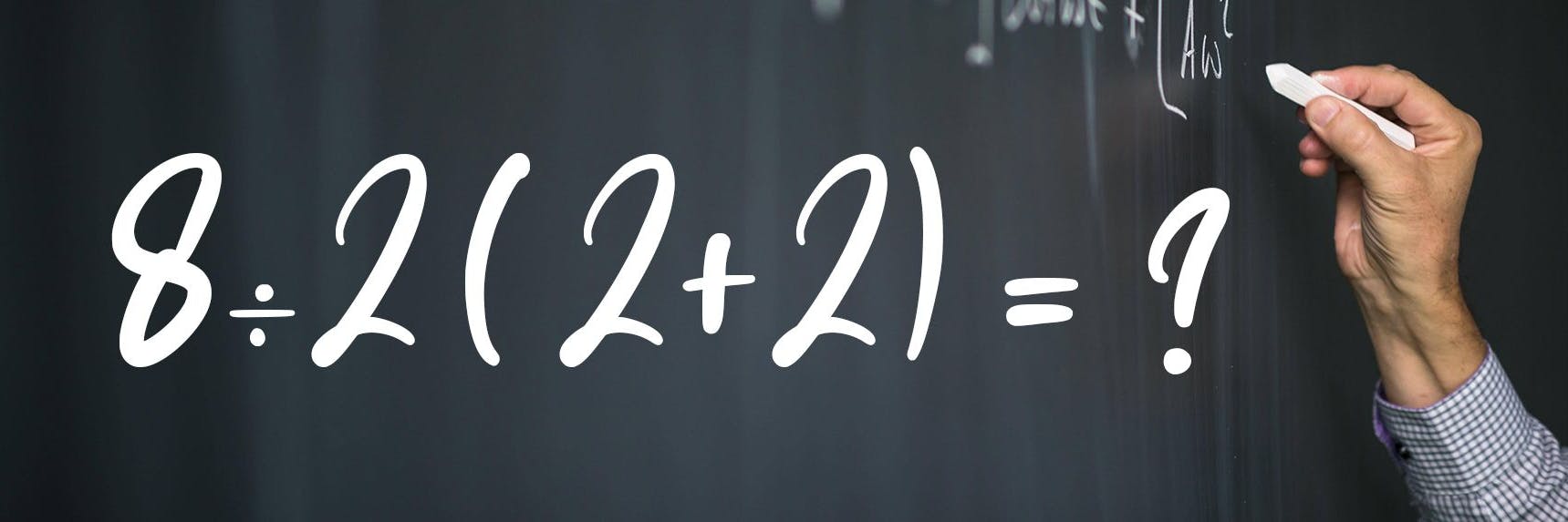An dieser simplen Rechenaufgabe zerbrechen sich viele den Kopf.