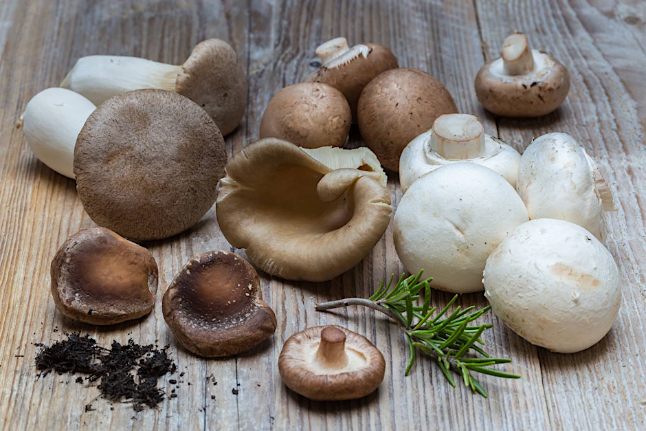 Champignon, Shiitake, Seitling: Viele Pilze kann man auch zu Hause züchten.