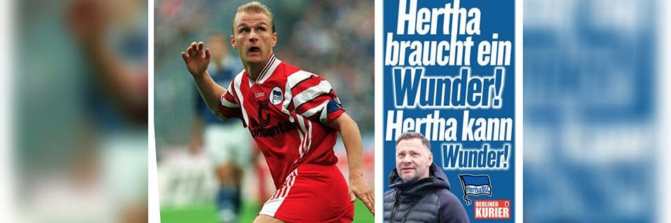 Axel Kruse fand bei Hertha BSC sein Glück erst im zweiten Anlauf. 