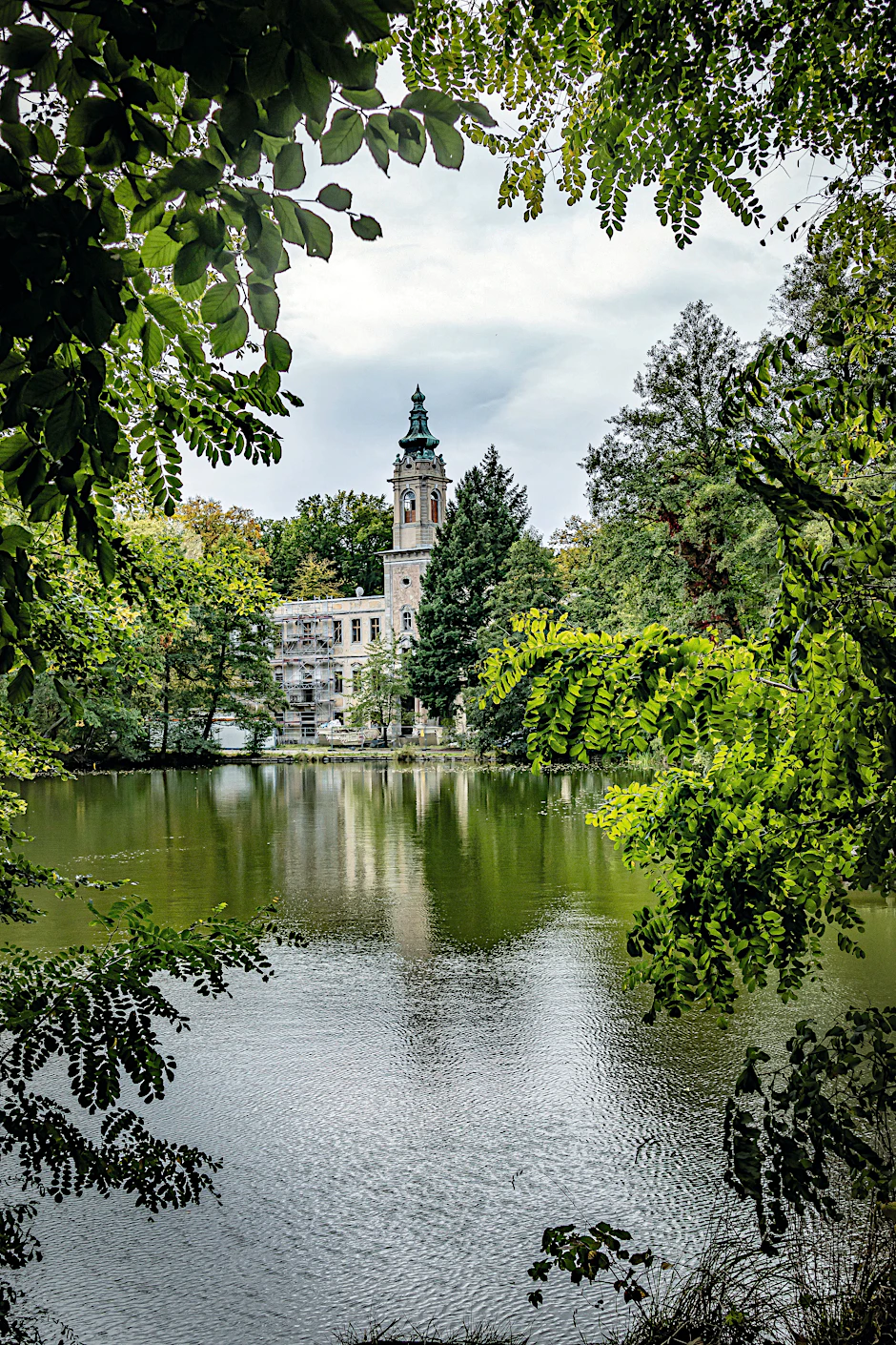 Der Berliner Lederfabrikant Peter Friedrich Damm ließ am Mühlenteich bei Schönwalde im Jahr 1755 ein Herrenhaus bauen. Als Schloss Dammsmühle wurde es bekannt.