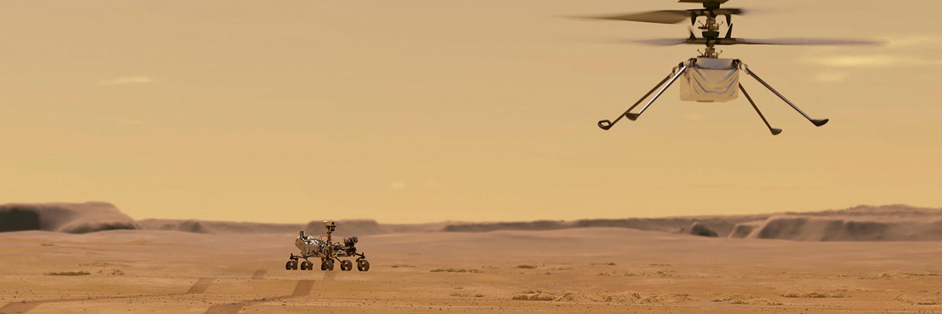 Die Nasa wird seinen Hubschrauber „Ingenuity“ erstmals über dem Roten Planeten steigen lassen.