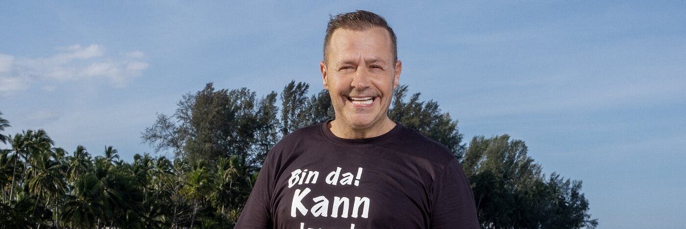 Willi Herren bei „Promis unter Palmen“.