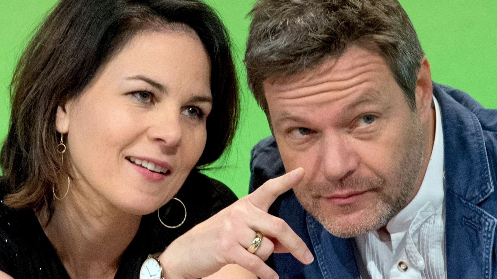 Die Grünen-Parteivorsitzenden Annalena Baerbock und Robert Habeck. Beide haben Ambitionen auf die Kanzlerkandidatur ihrer Partei. 