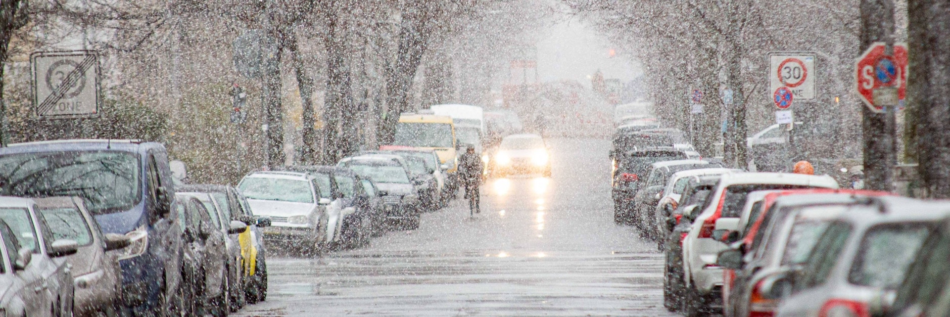 Schon am Dienstagabend zog eine Kaltfront über Berlin.