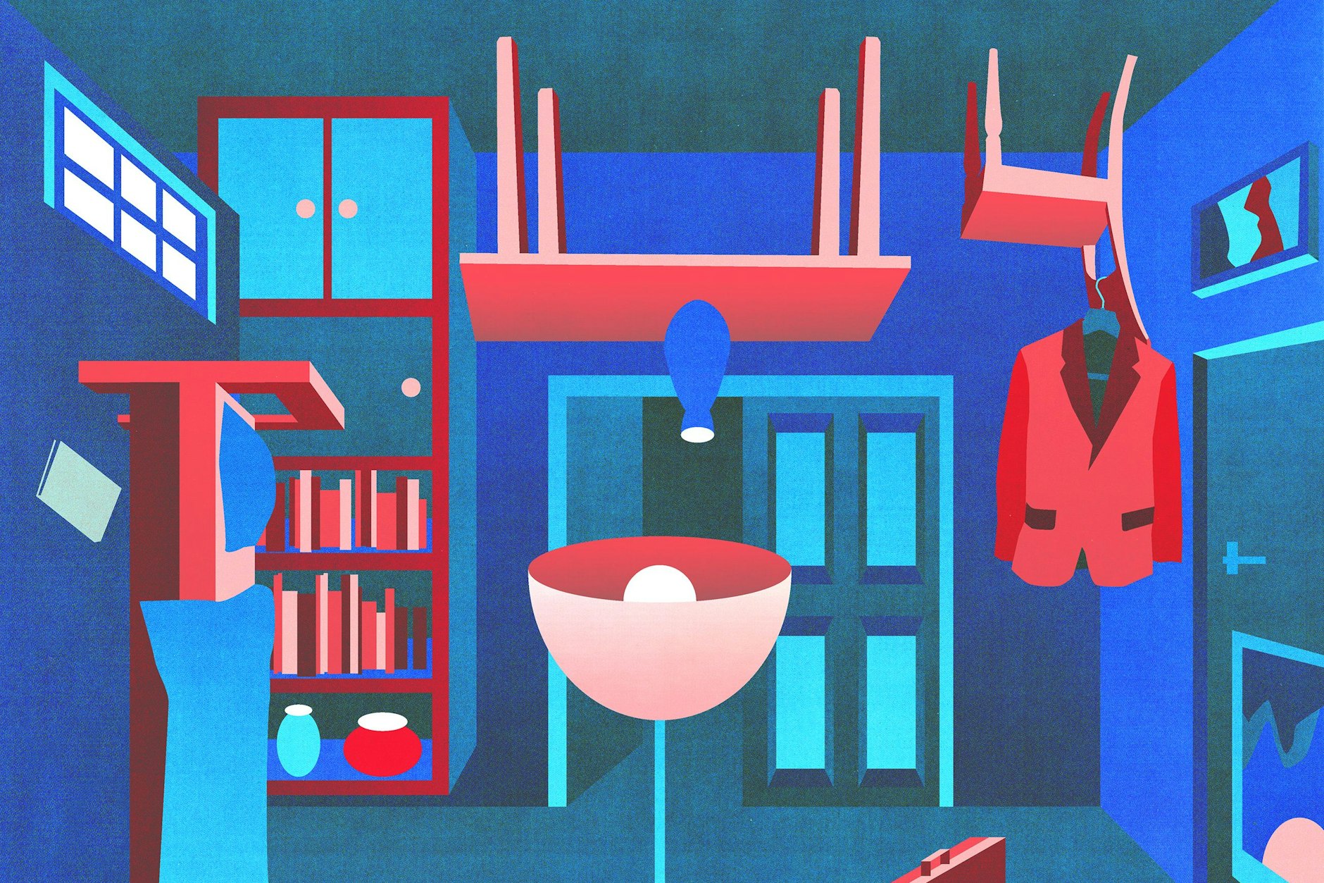 Wo ist oben, wo unten? Der Autor und sein Haushalt – ein Drama in mehreren Akten beziehungsweise Folgen.