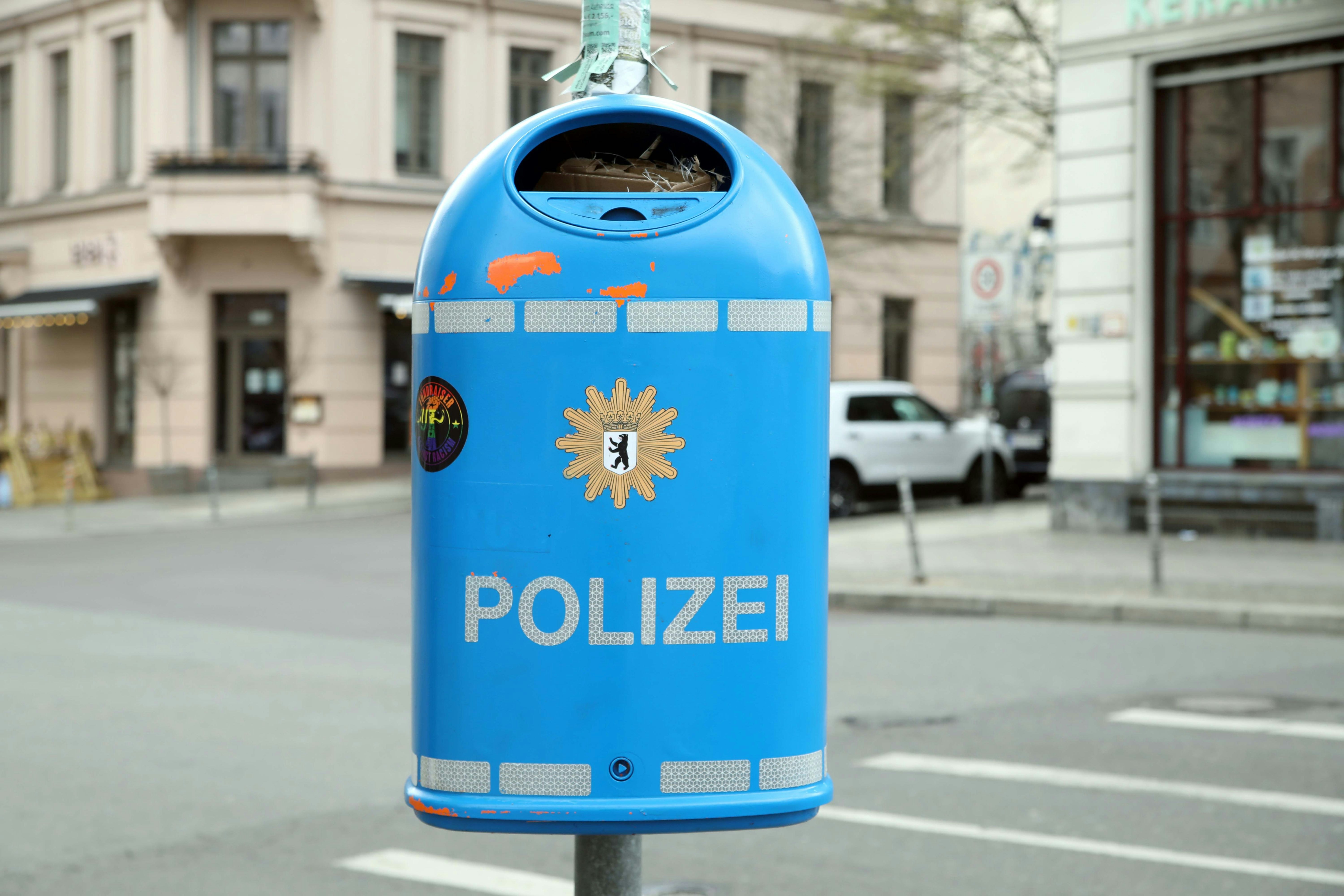Who installed blue police trashcans in Kreuzberg? - Vimarsana News