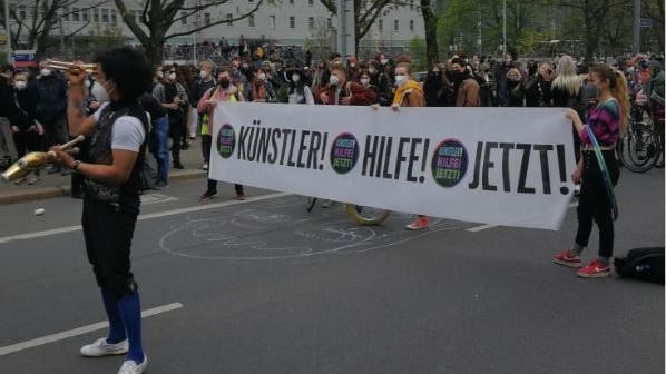 Die Club-Demo, fotografiert von unserer Reporterin Maria Sellamawit Häußler.