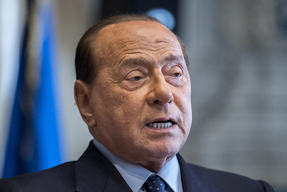 Silvio Berlusconi, ehemaliger Premierminister von Italien auf einem Archivfoto aus dem Jahr 2019.&nbsp;