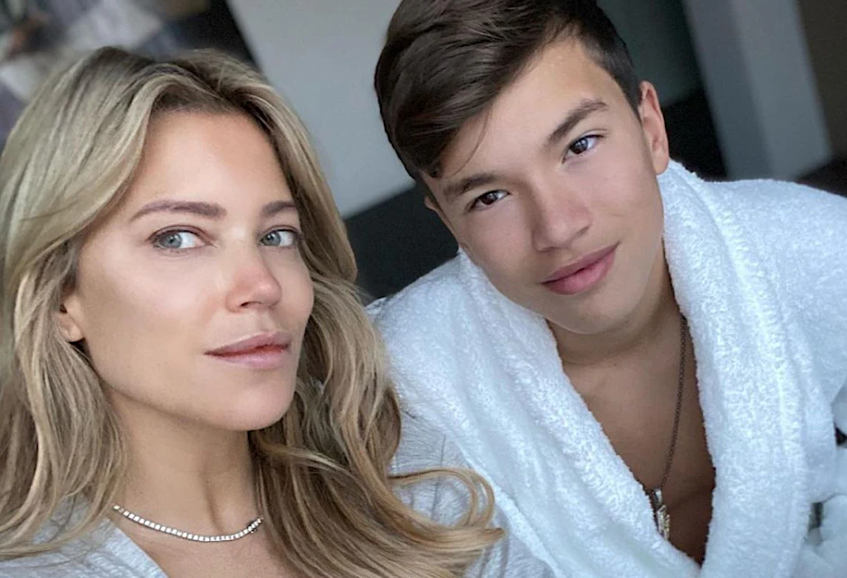 Sylvie Meis und ihr Sohn Damian. 