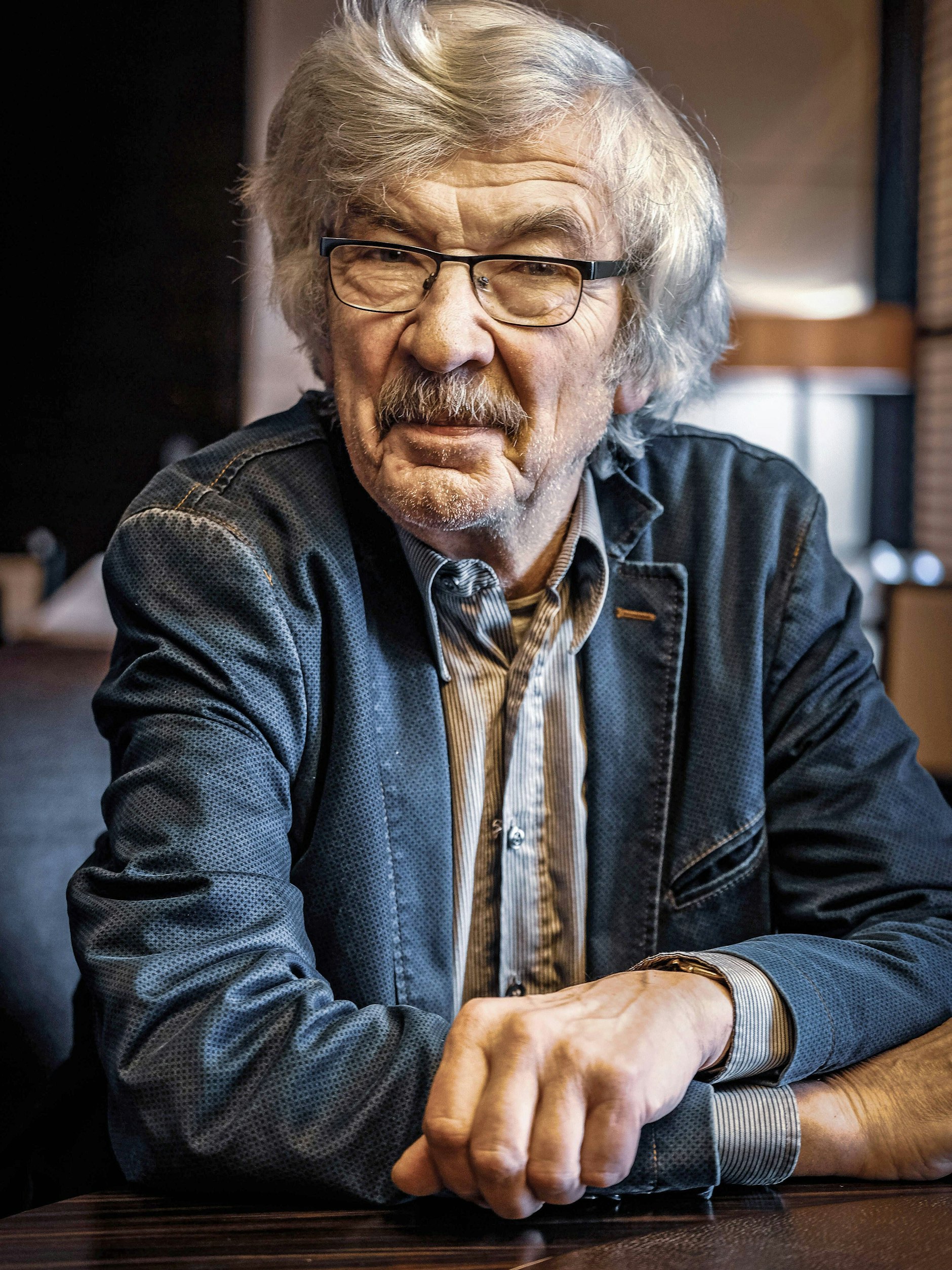 Der Schriftsteller Christoph Hein am 23.03.2019 in Leipzig.&nbsp;