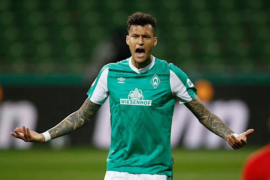 Kämpft mit Werder Bremen um den Klassenerhalt und würde Hertha somit viel Geld in die Kassen spülen: Stürmer Davie Selke.&nbsp;