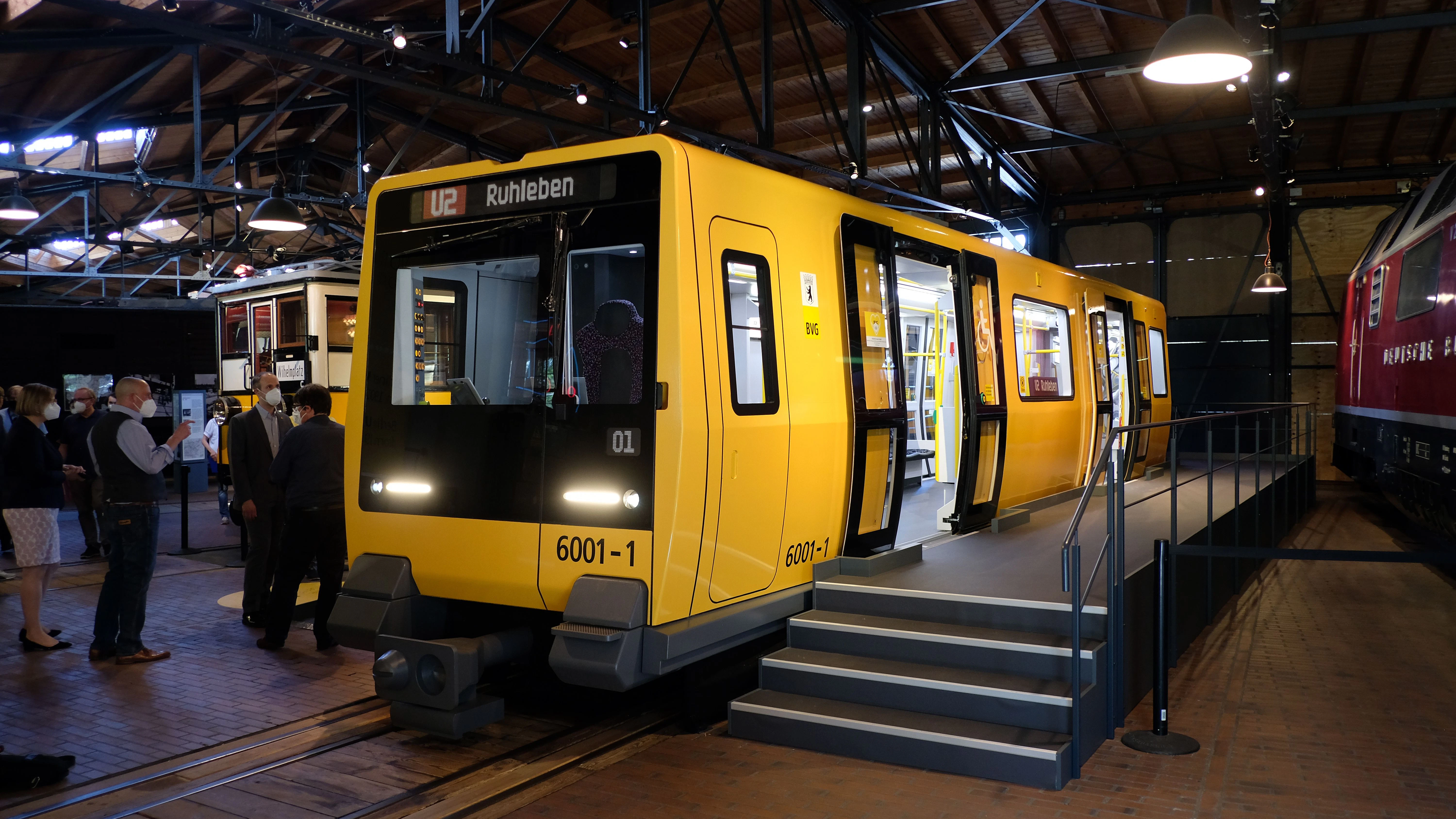 Das 1:1-Modell der neuen U-Bahn im Deutschen Tedchnikmuseum