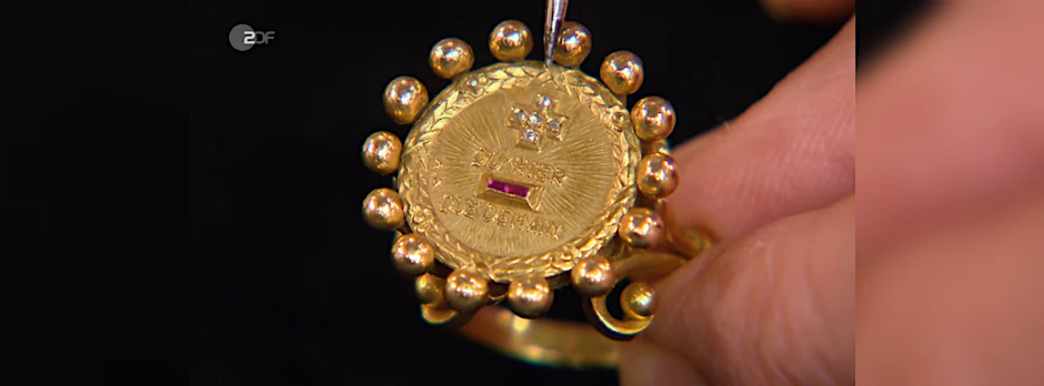 Ein Ring aus den 1960er Jahren steht bei&nbsp;„Bares für Rares“ zum Verkauf.