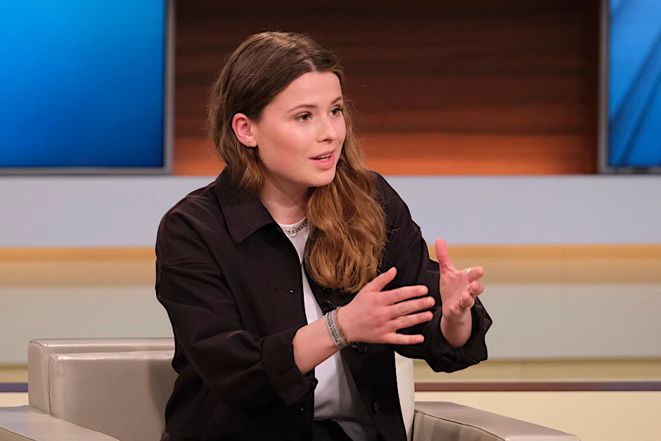 Klimaaktivistin Luisa Neubauer in der Sendung „Anne Will“.