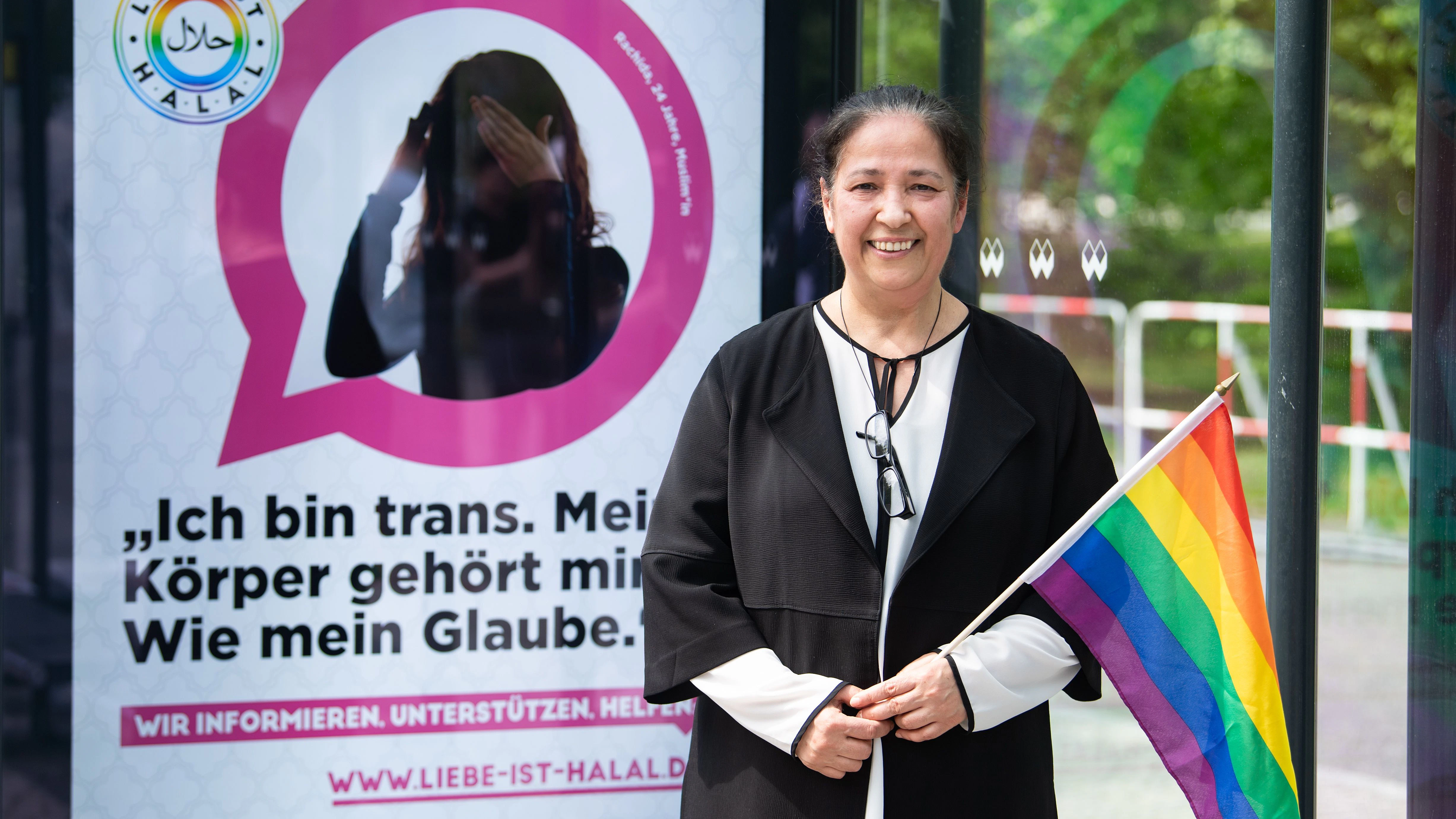 Seyran Ates, geschäftsführende Gesellschafterin der Ibn Rushd-Goethe Moschee, stellte die Kampagne am Dienstag vor.&nbsp;